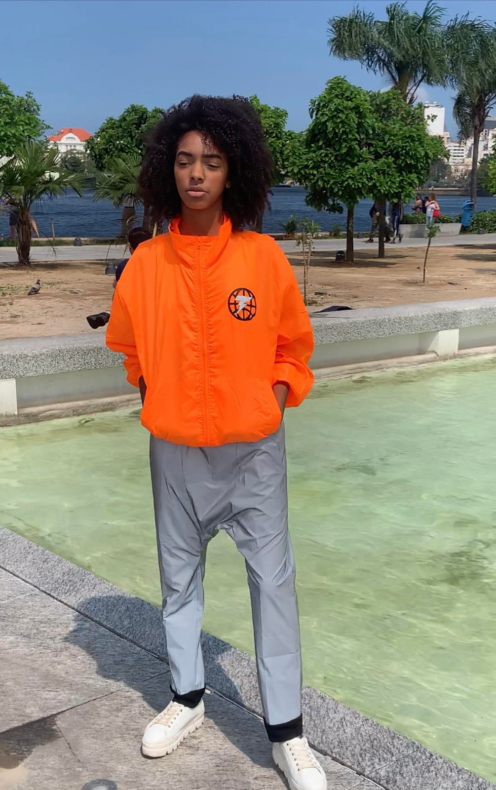 light polyester jacket