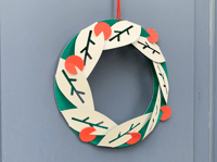 Image 3 of Christmas Wreath - Fold Out and Hang