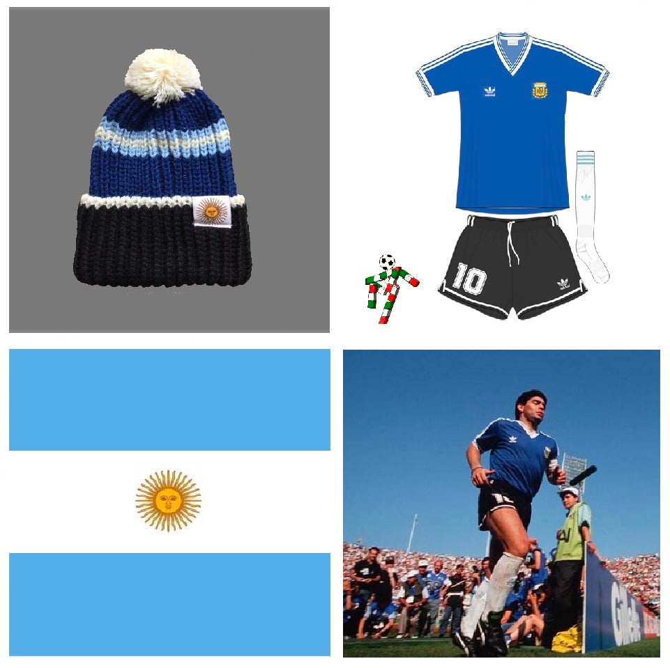 Image of ARGENTINA ITALIA90 BOBBLE