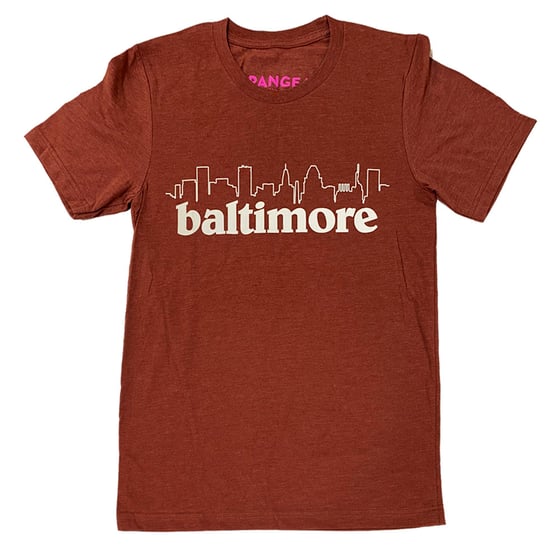 Image of Baltimore Skyline Shirt (Heather Clay)