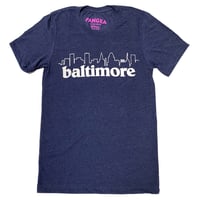 Baltimore Skyline Shirt (Heather Navy)