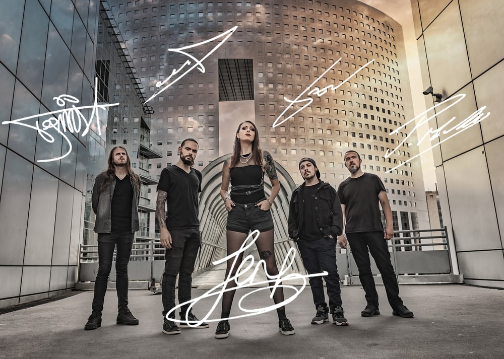 Handwritten signed Card