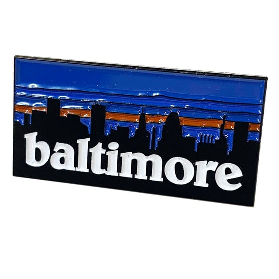 Image of Baltimore Skyline Pin