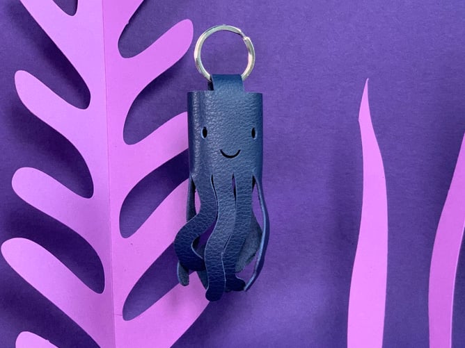 Image of Octopus Keyholder - to tag along with you....