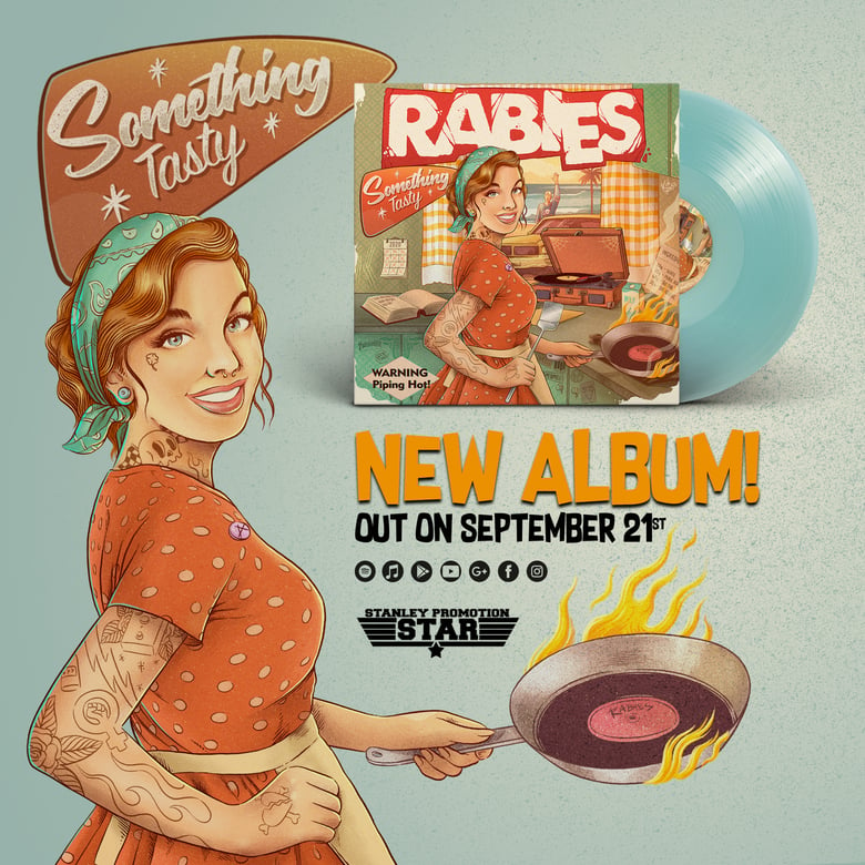Image of Rabies - Something tasty 12" vinyl