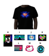 LED 1 Pad T-Shirts (H-N)