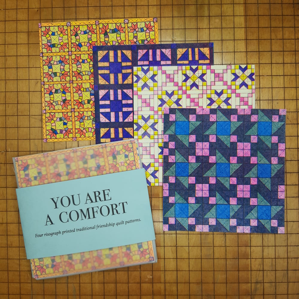YOU ARE A COMFORT Riso Quilt Pack