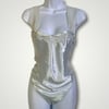 Victoria's Secret Liquid Satin Bodysuit Large