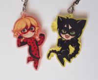 Image 3 of Kittynette and Adribug charms/Stickers