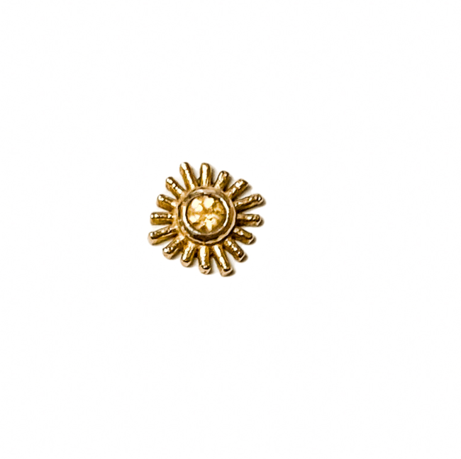 ARCHIVE STUD SOLEIL OR 14 CARATS 185€ - 60% = 74€