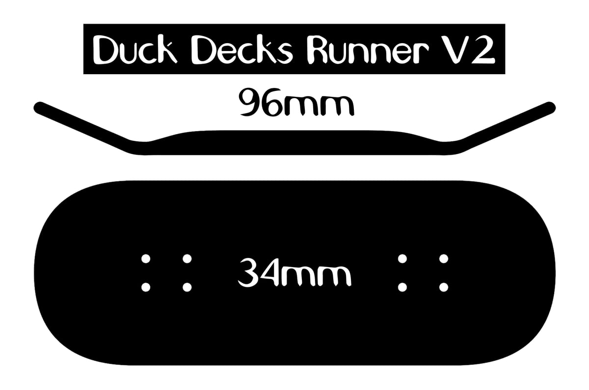 Crystal Ducky - (Ducky Meal) Double Sided Graphic 34mm