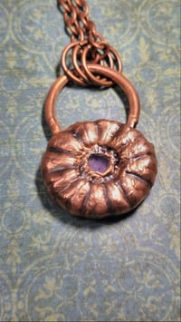 Image 2 of Amethyst Daisy Necklace