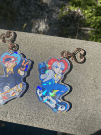 Image 4 of Double Sided SK8 Keychain 