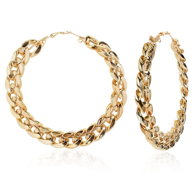 Image of Cuban Link Chain Earrings