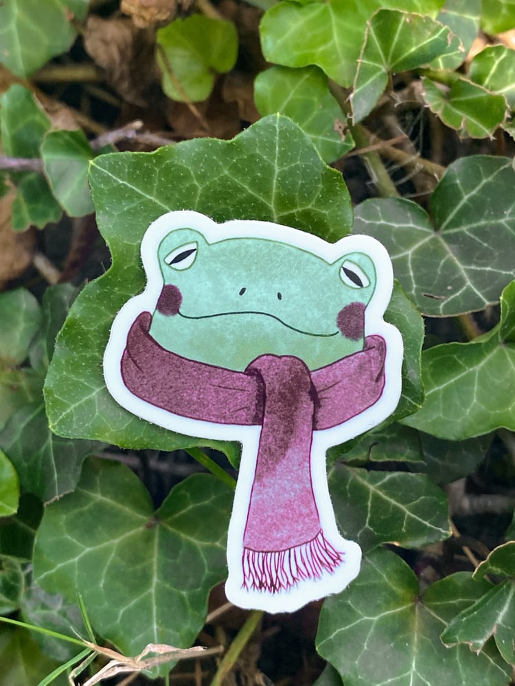 Image of Walter the Frog Sticker