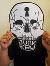 Junk Key Locked Skull Paste Up Print