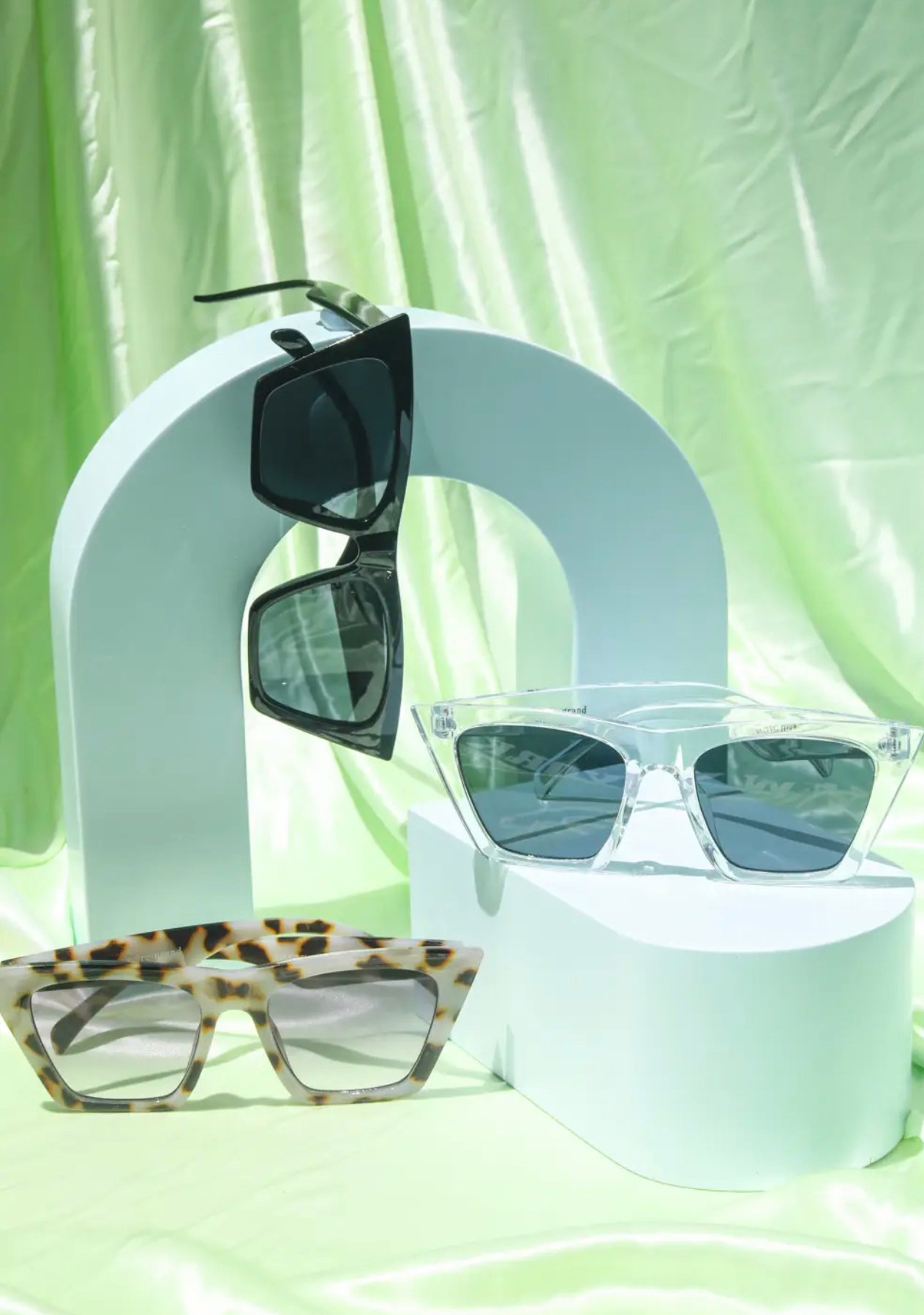 Image of Square Cat Eye Sunglasses