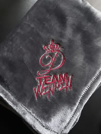 Image 1 of D logo & TEAM WINNIN Embroidered Blankets 50x60" (Allow 1-2 weeks to make + ship)