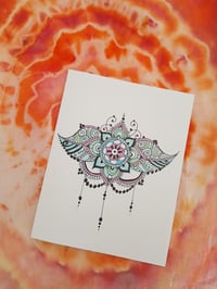 Mandala Dreamer Art Card