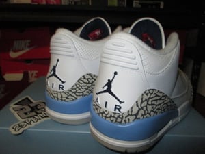 Image of Air Jordan III (3) Retro "UNC"