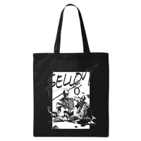 "Money Bags" black tote bag