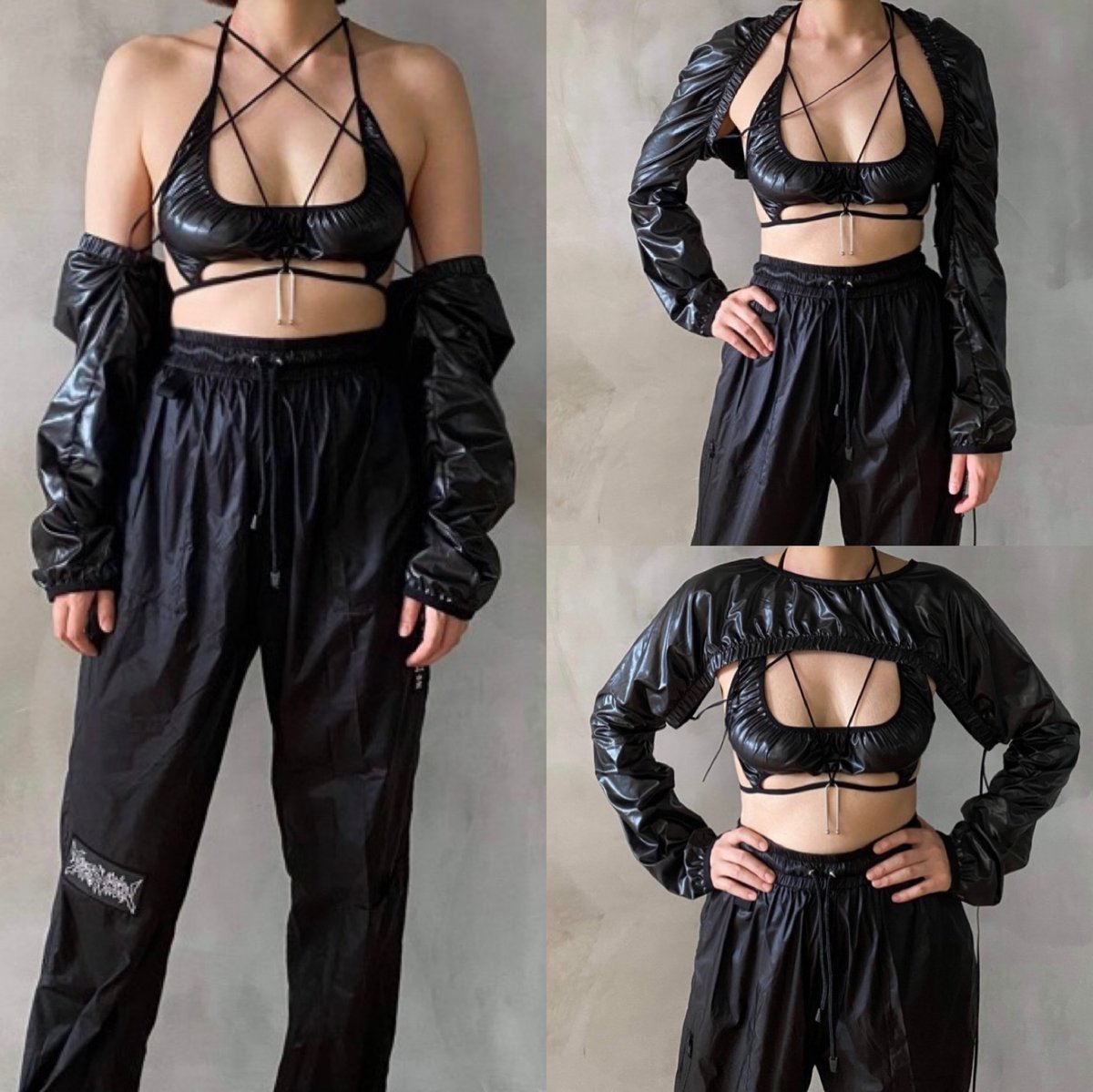 Image of TERROR VISION - Nylon 4way sleeve top