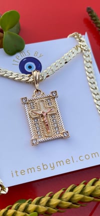 Image 2 of Square Cross Necklace