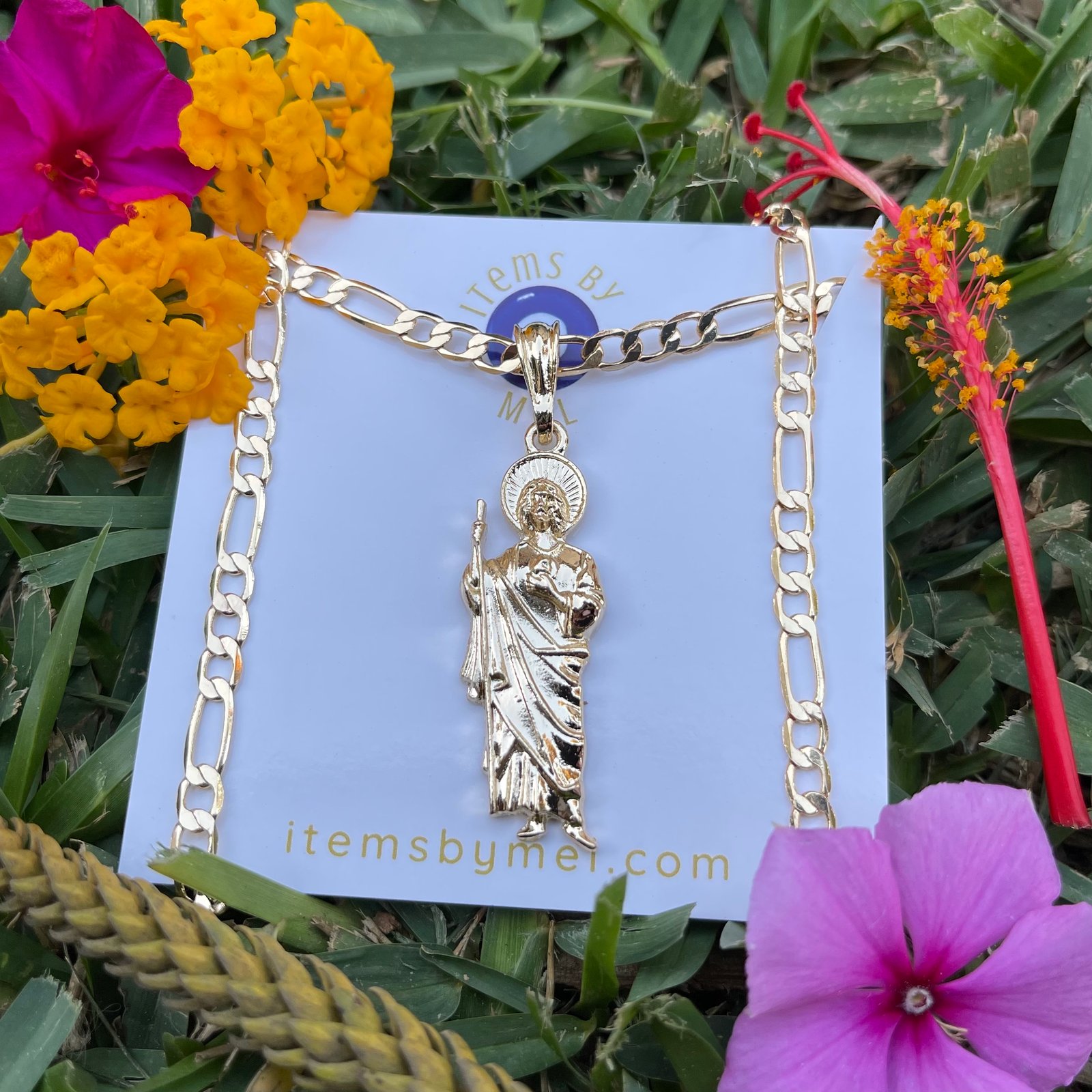 San Judas Pendant Collection – Huerta Jewelry