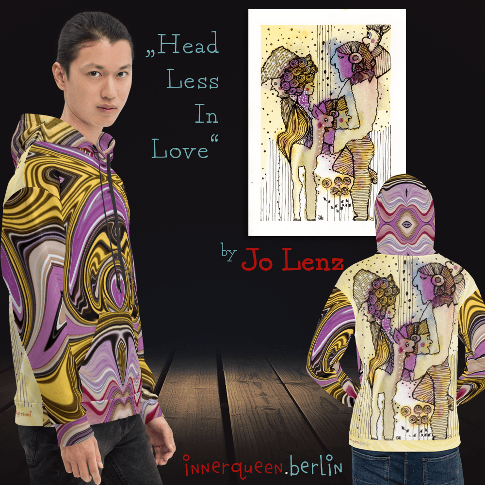 Image of limited edition - Jo Lenz Art Space Kopflos Unisex Kapuzenpullover