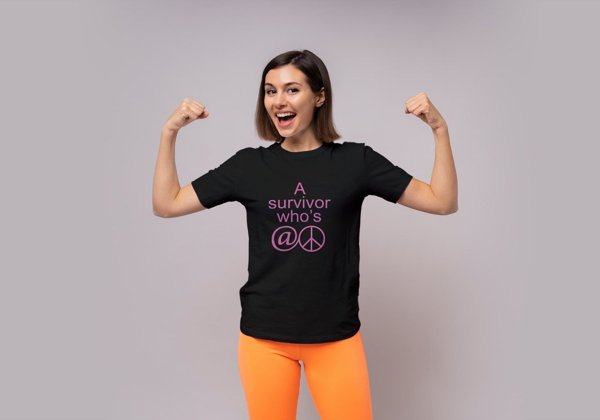 Image of Survivor At Peace, Limited Edition, fundraising T-shirt