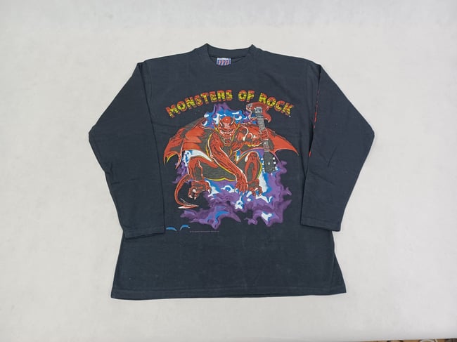 Vintage 1991 Monsters Of Rock LS
