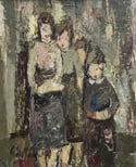 20th century Swedish School ‘Family Portrait’