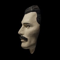 Image 3 of Freddie Mercury Painted Ceramic Face Mask