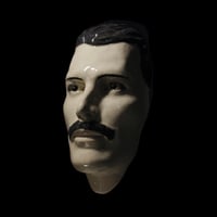 Image 4 of Freddie Mercury Painted Ceramic Face Mask