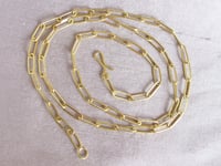 Image 4 of Handmade Paperclip 18k Chain
