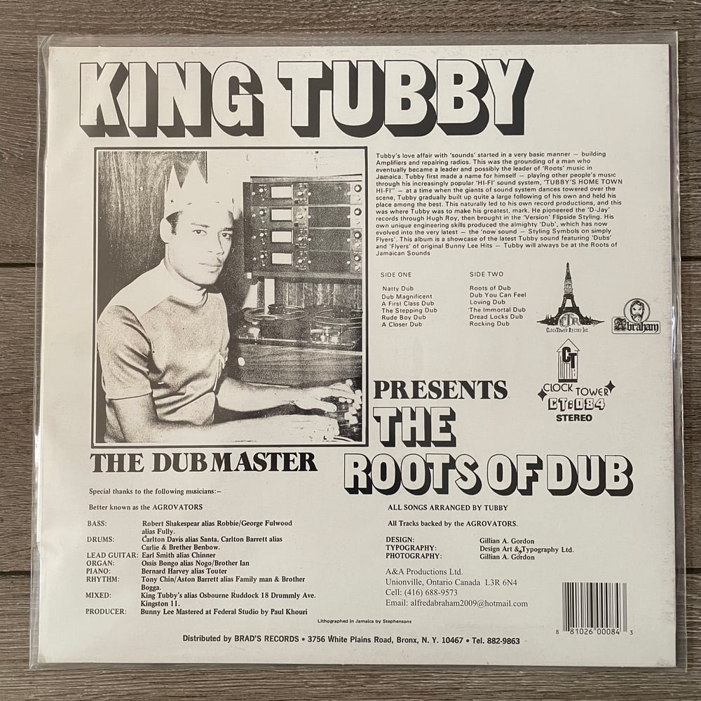 Image of King Tubby - Roots Of Dub Vinyl LP