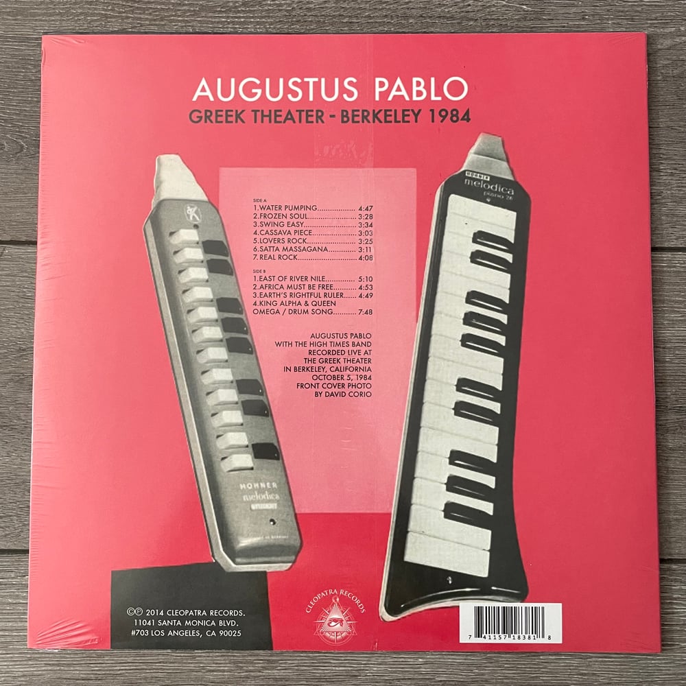 Image of Augustus Pablo - Greek Theater Berkeley 1984 Vinyl LP