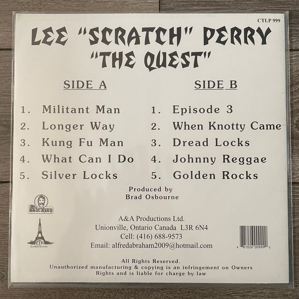 Image of Lee Scratch Perry - The Quest Vinyl LP