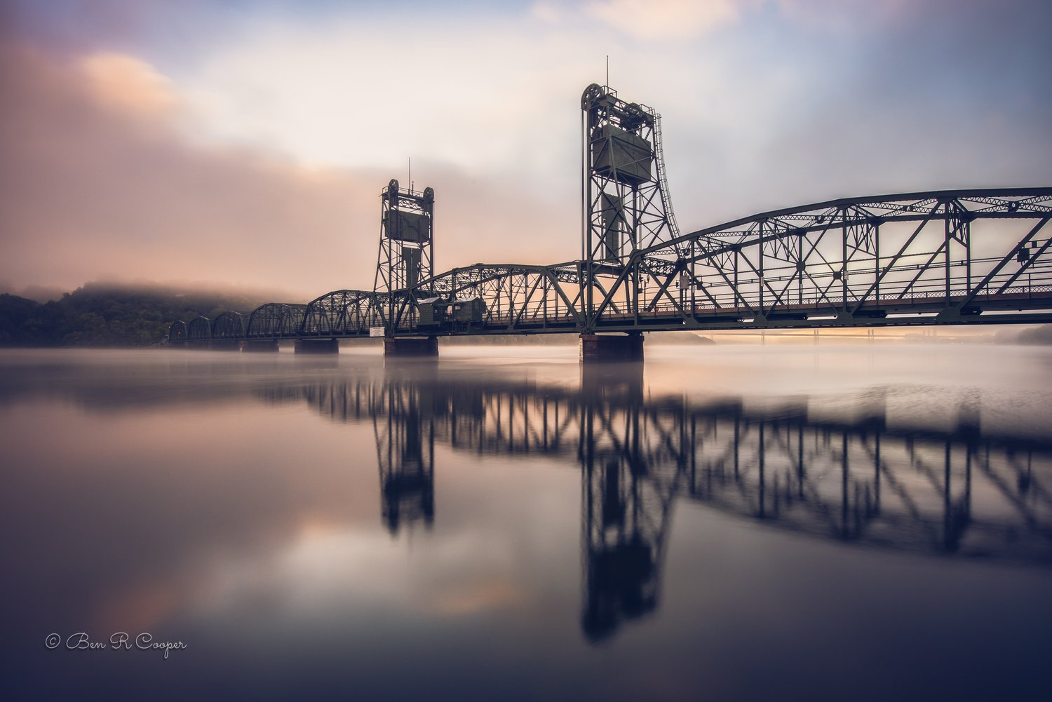 Stillwater Lift Bridge at Sunrise