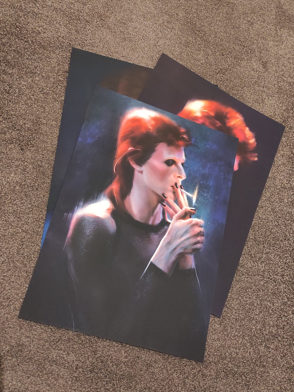 'Cigarette' Art Print by Eftristesse