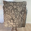  Sup Ladies Woven Throw Blanket - NATURAL