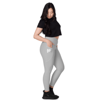 Image 1 of PHRZK "Aotearoa Forever" Grey Womens Leggings 