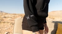 Image 3 of Trust None Black  Hooded Sweatshirt Double Logo