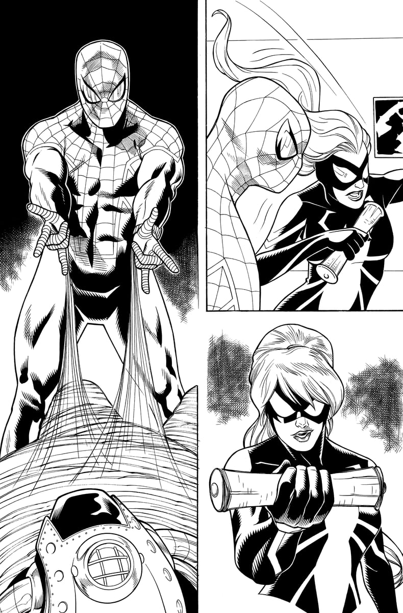 Spider Verse Team Up 3pg7 Dexter Vines Inks