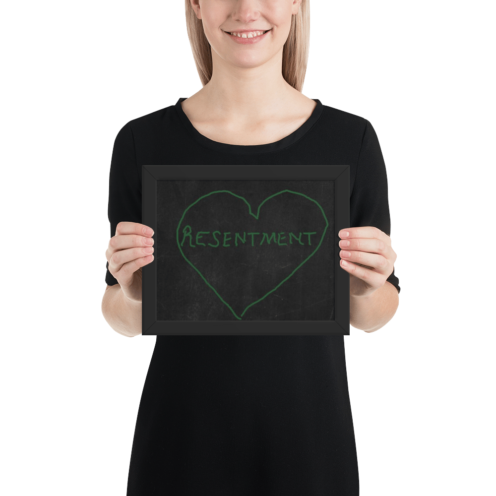 Resentment Framed poster