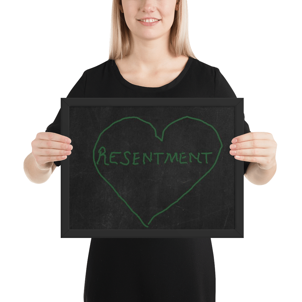 Resentment Framed poster