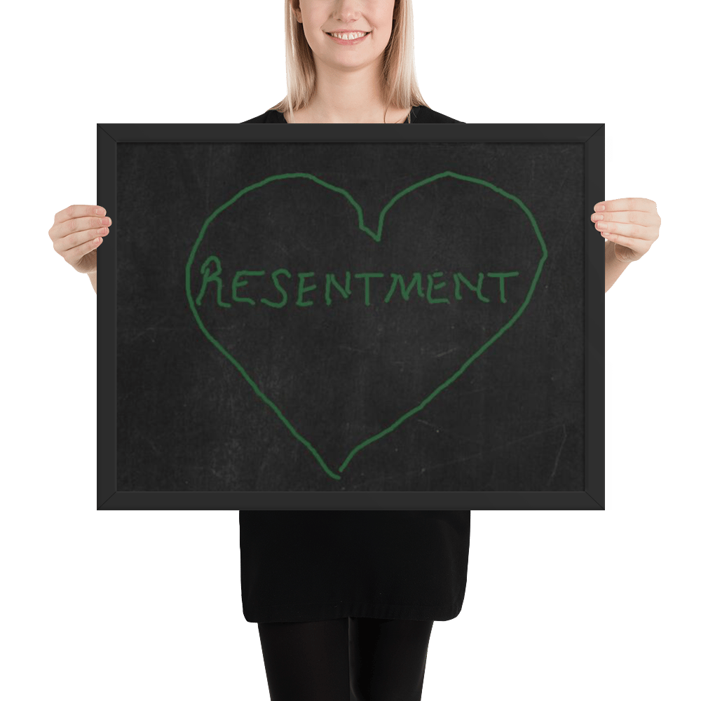 Resentment Framed poster Large Sizes