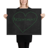 Resentment Framed poster Large Sizes