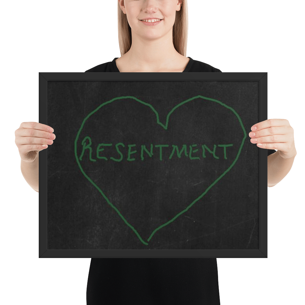 Resentment Framed poster Large Sizes