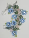 Pansy and Butterflies Bracelet